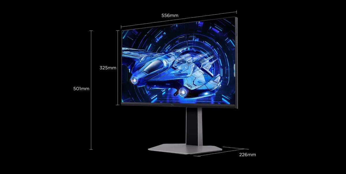 Tamaño de pantalla Monitor TCL 25G64