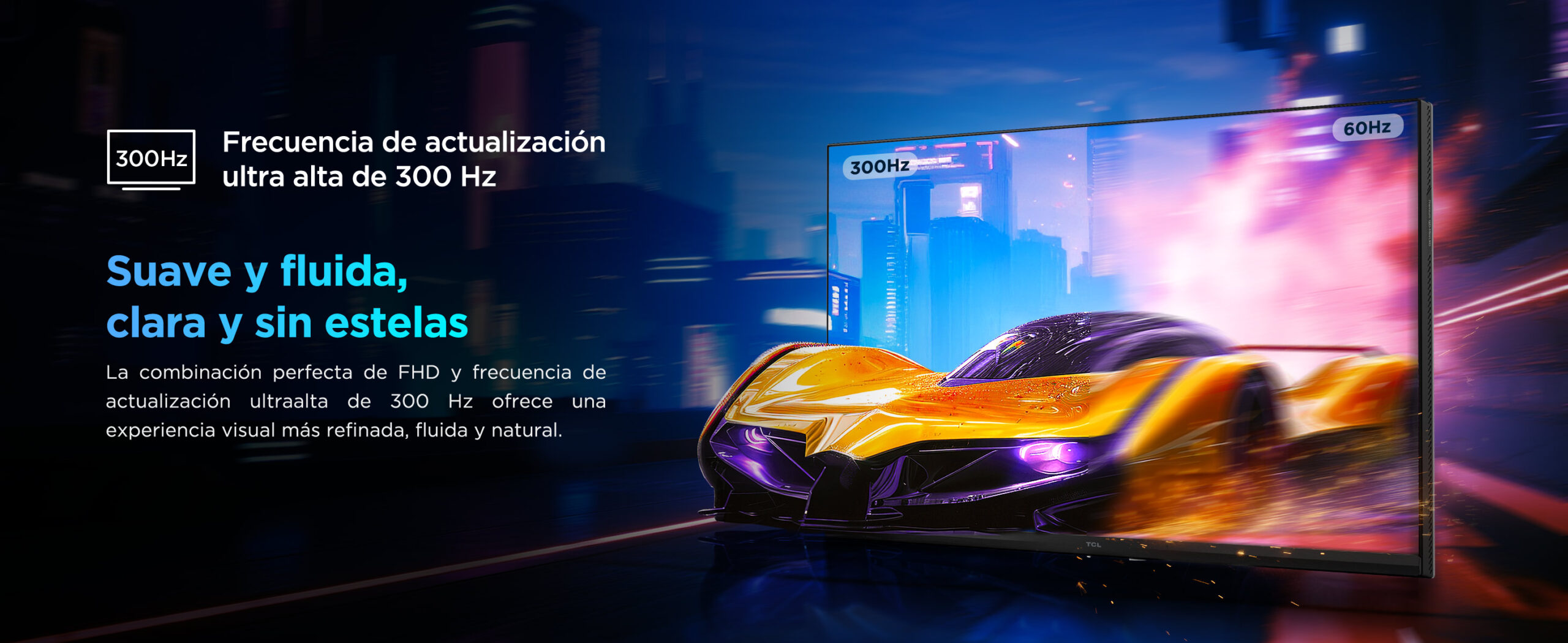 Calidad de imagen excepcional Monitor TCL 25G64