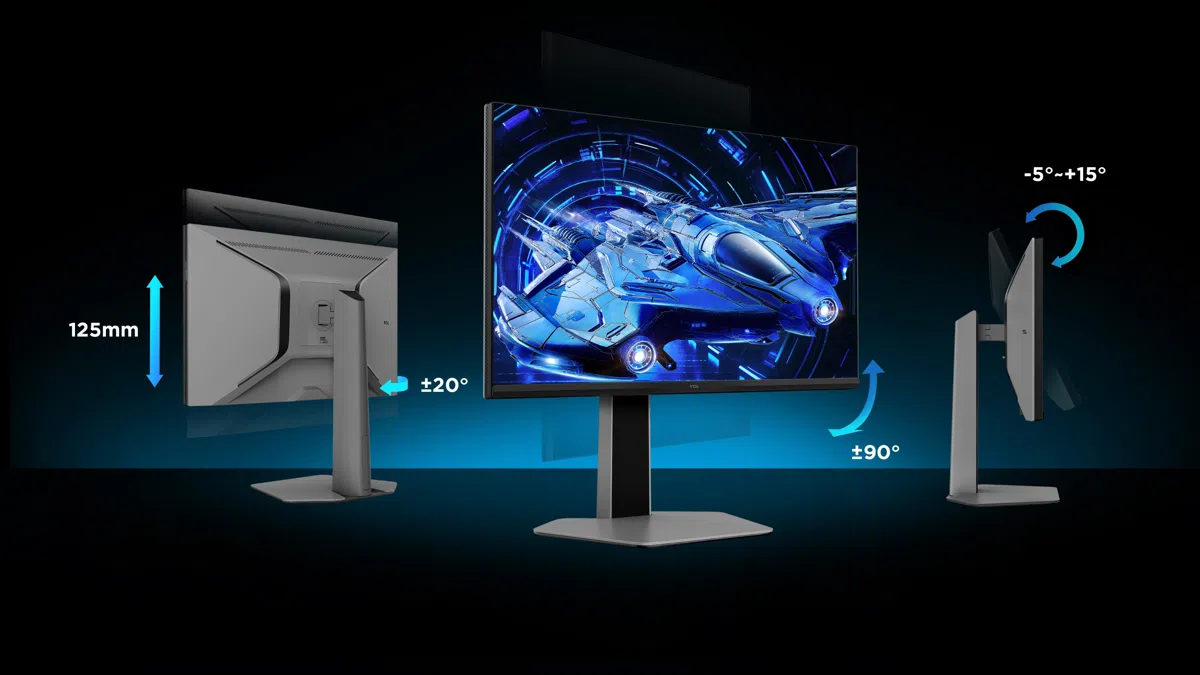Soporte ergonómico ajustable Monitor TCL 25G64