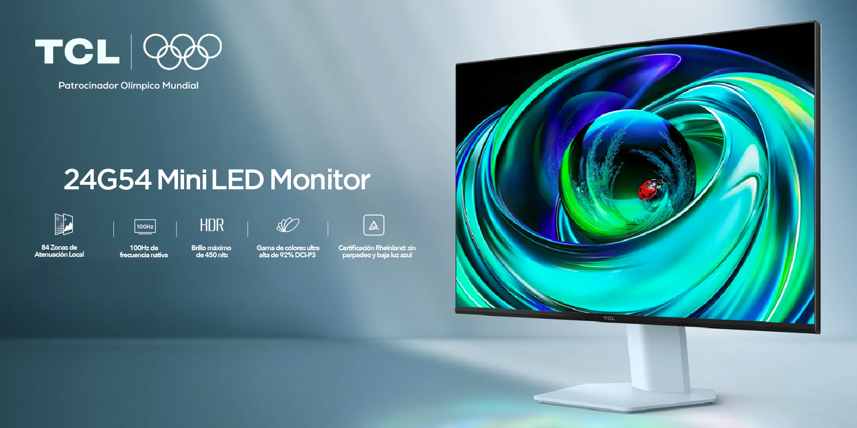 Banner TCL Monitor QD Mini LED 24G54
