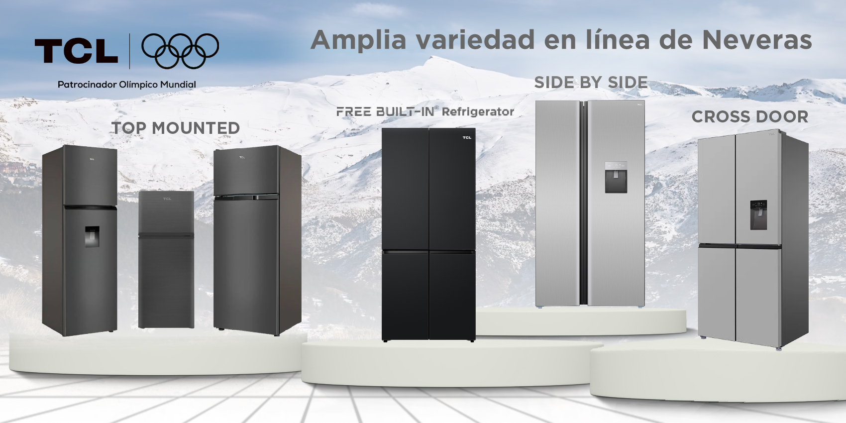 Banner TCL Neveras